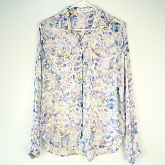 Bella Dahl Tops - Bella Dahl Cream Button Down Notched Collar Top
